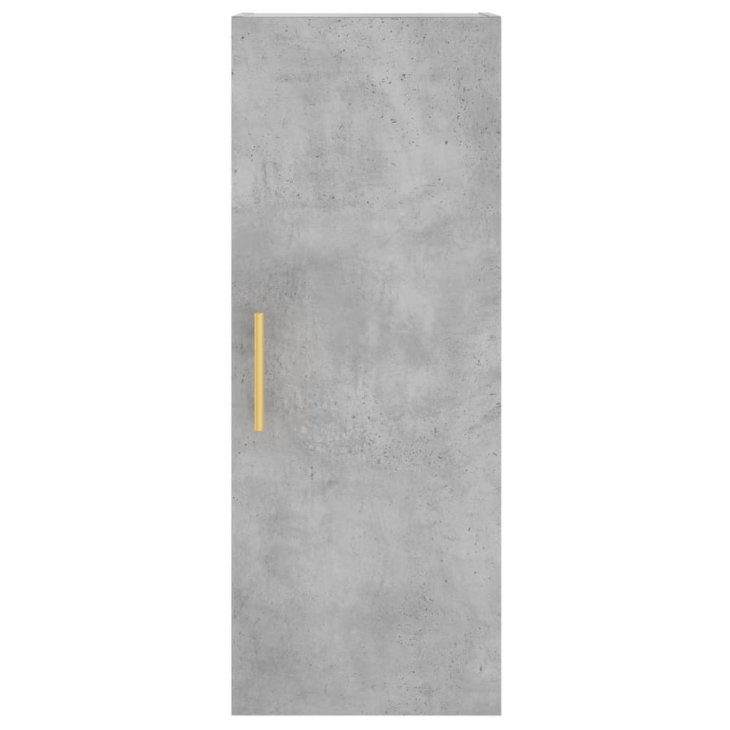 Bovenkast 34,5x34x90 cm betongrijs is nu te koop bij PeponiXL, paradijselijk wonen!