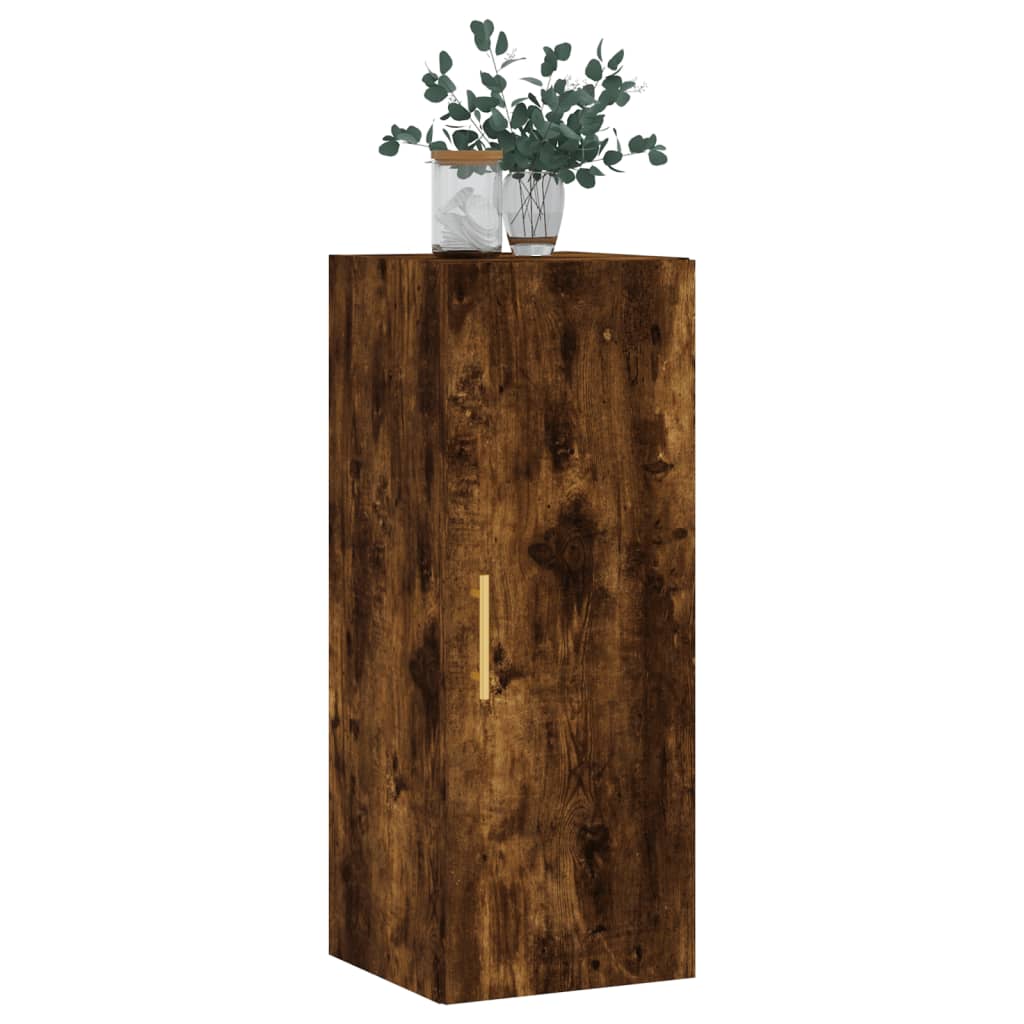 Bovenkast 34,5x34x90 cm gerookt eikenkleurig is nu te koop bij PeponiXL, paradijselijk wonen!
