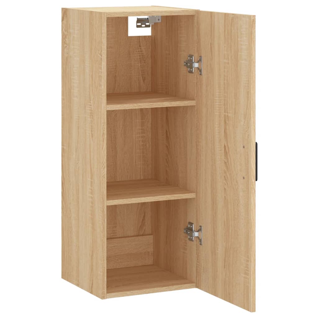 Bovenkast 34,5x34x90 cm sonoma eikenkleurig is nu te koop bij PeponiXL, paradijselijk wonen!