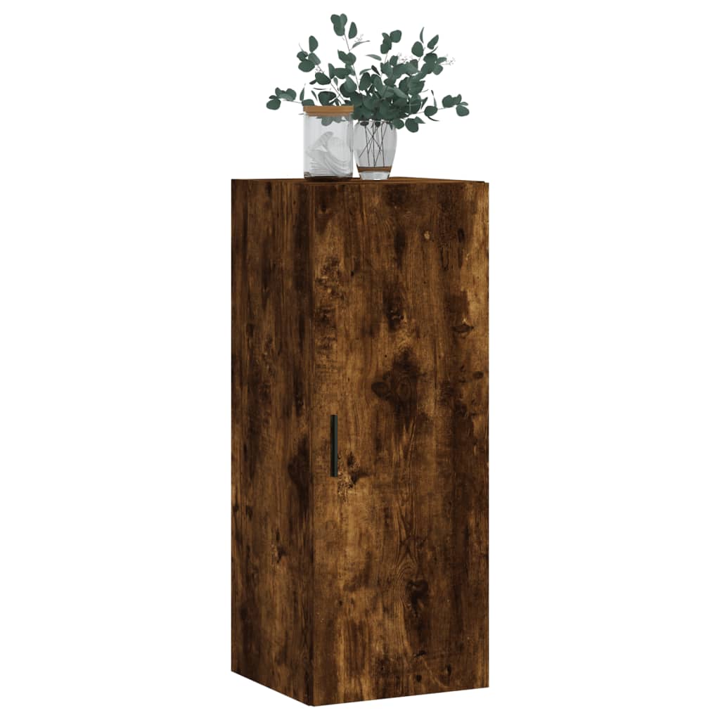 Bovenkast 34,5x34x90 cm gerookt eikenkleurig is nu te koop bij PeponiXL, paradijselijk wonen!