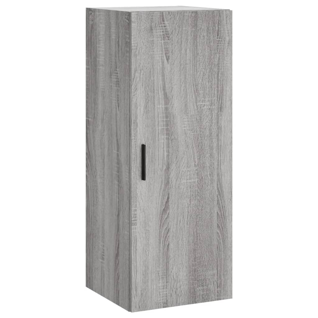Bovenkast 34,5x34x90 cm grijs sonoma eikenkleurig is nu te koop bij PeponiXL, paradijselijk wonen!