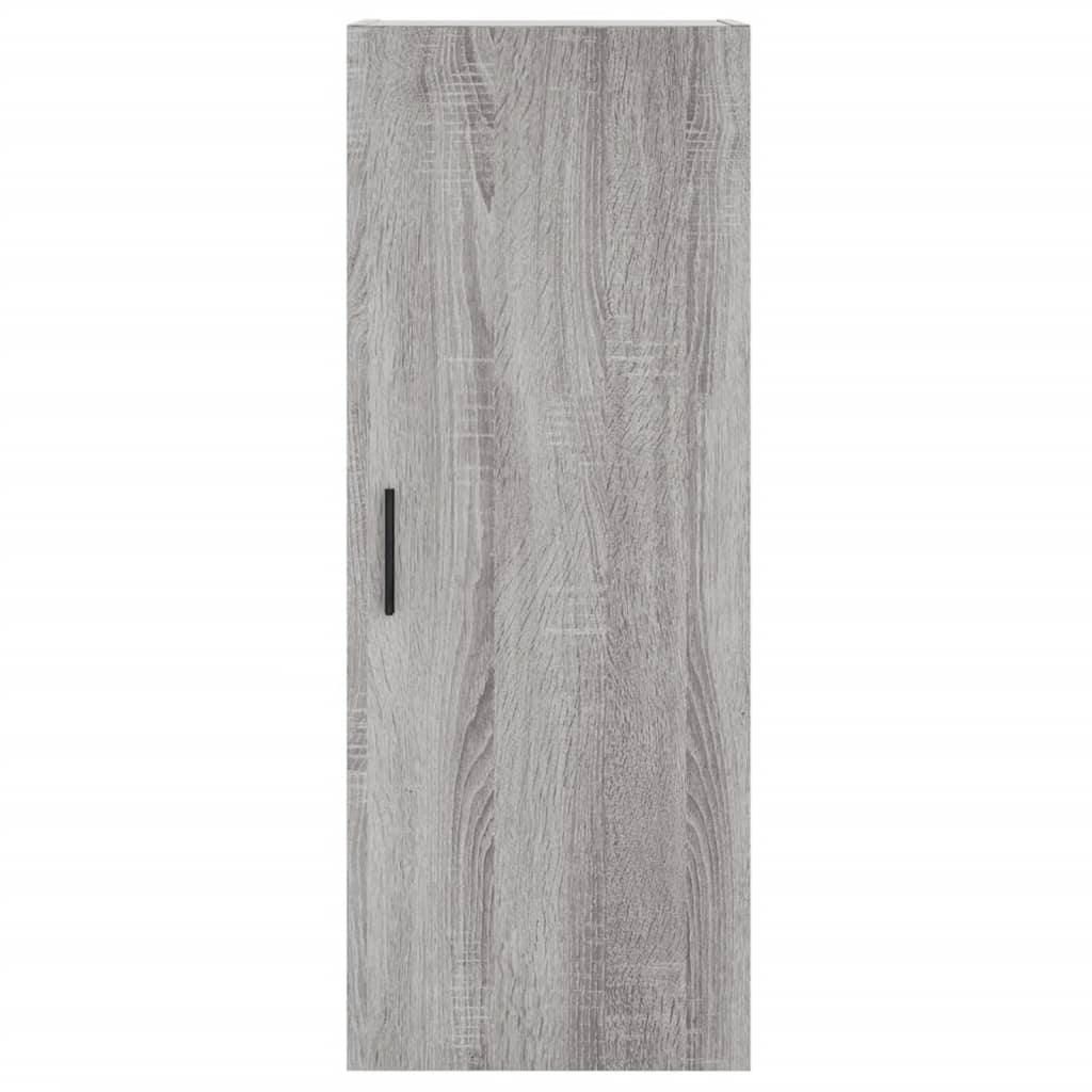 Bovenkast 34,5x34x90 cm grijs sonoma eikenkleurig is nu te koop bij PeponiXL, paradijselijk wonen!