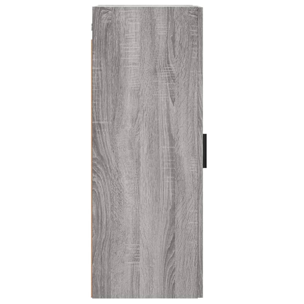 Bovenkast 34,5x34x90 cm grijs sonoma eikenkleurig is nu te koop bij PeponiXL, paradijselijk wonen!