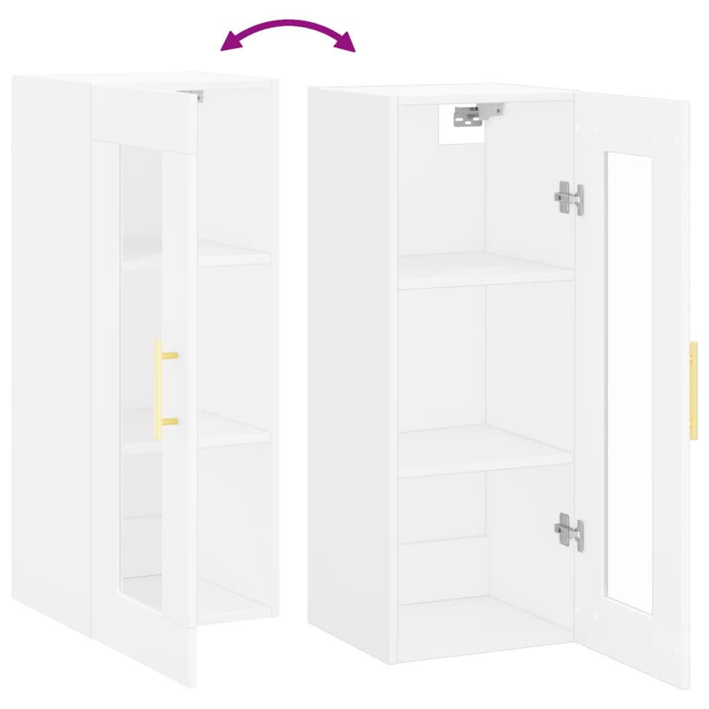 Bovenkast 34,5x34x90 cm wit is nu te koop bij PeponiXL, paradijselijk wonen!