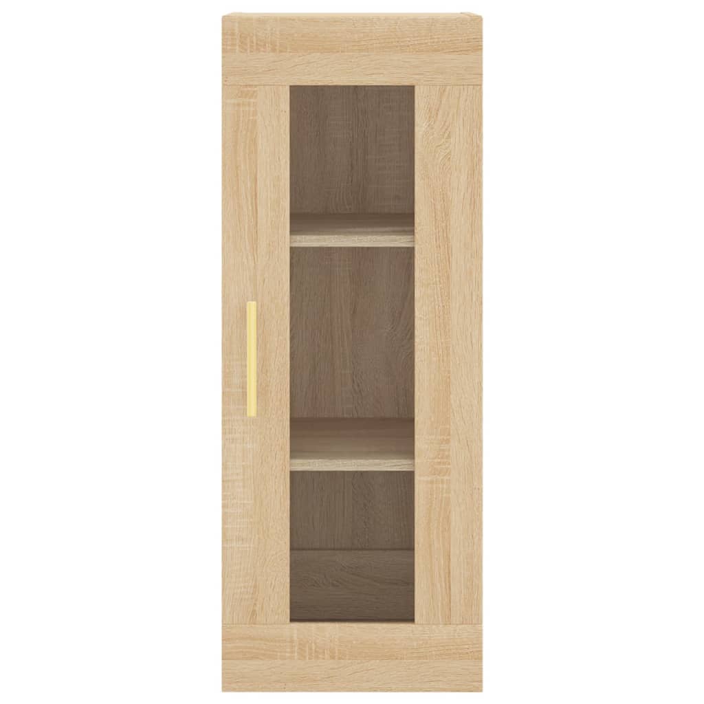 Bovenkast 34,5x34x90 cm sonoma eikenkleurig is nu te koop bij PeponiXL, paradijselijk wonen!