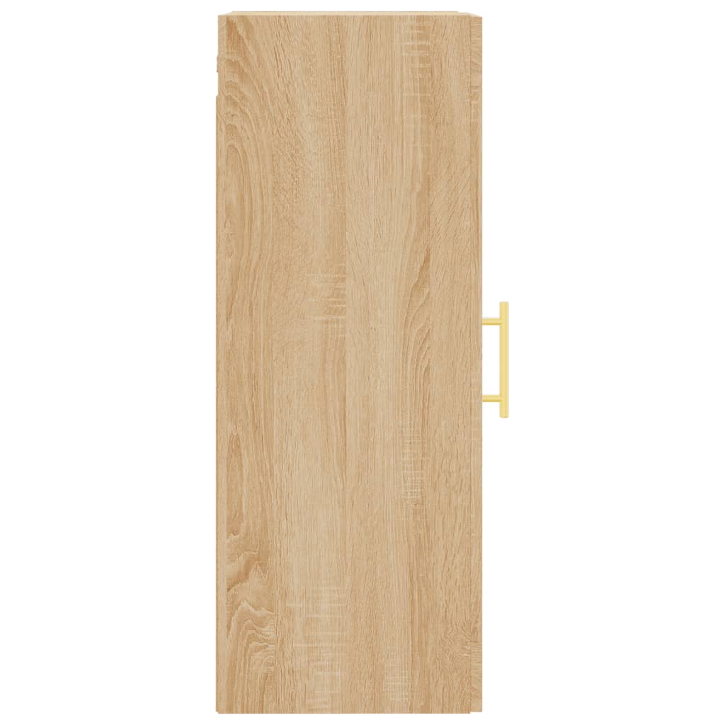 Bovenkast 34,5x34x90 cm sonoma eikenkleurig is nu te koop bij PeponiXL, paradijselijk wonen!