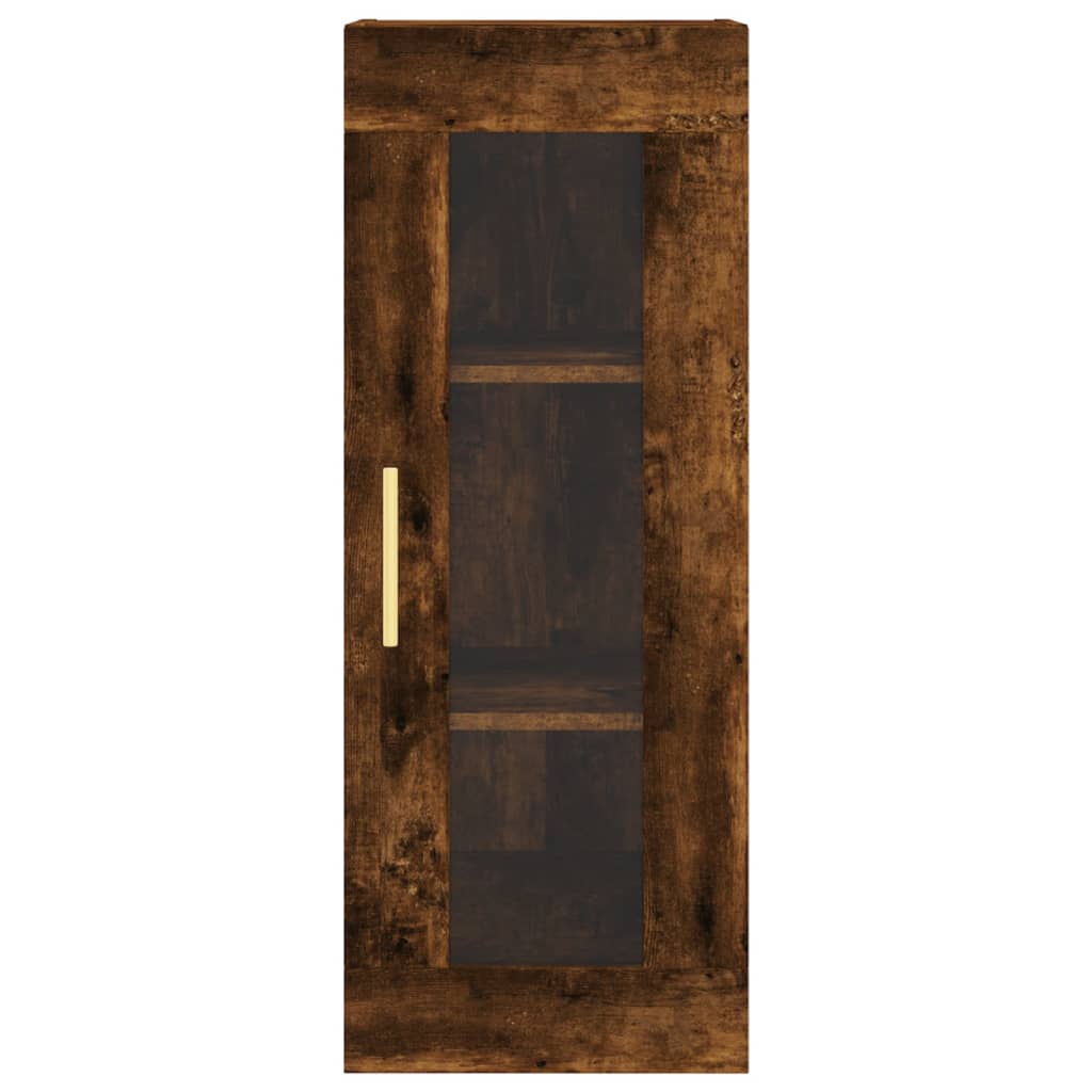 Bovenkast 34,5x34x90 cm gerookt eikenkleurig is nu te koop bij PeponiXL, paradijselijk wonen!