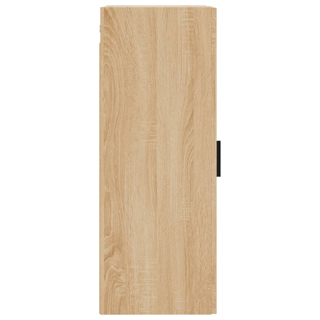 Wandkast 34,5x34x90 cm sonoma eikenkleurig is nu te koop bij PeponiXL, paradijselijk wonen!