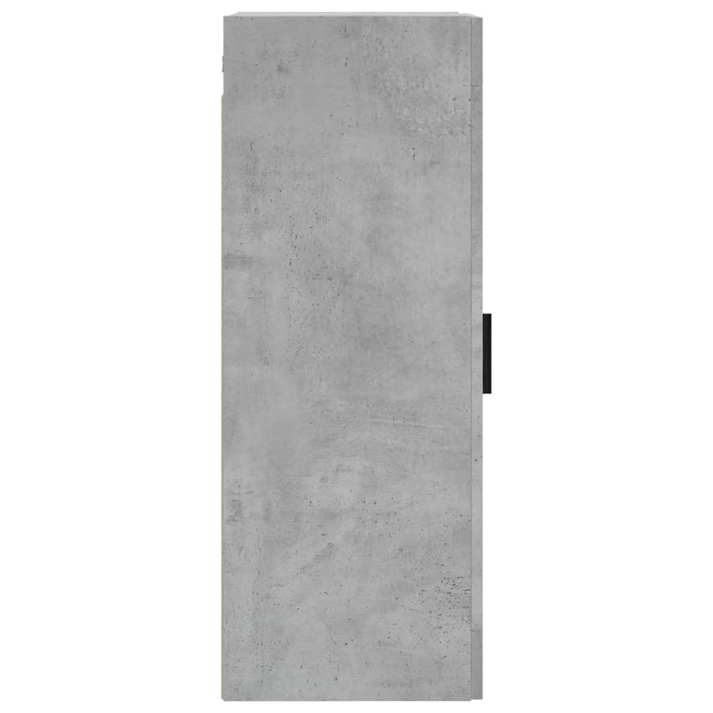 Wandkast 34,5x34x90 cm betongrijs is nu te koop bij PeponiXL, paradijselijk wonen!