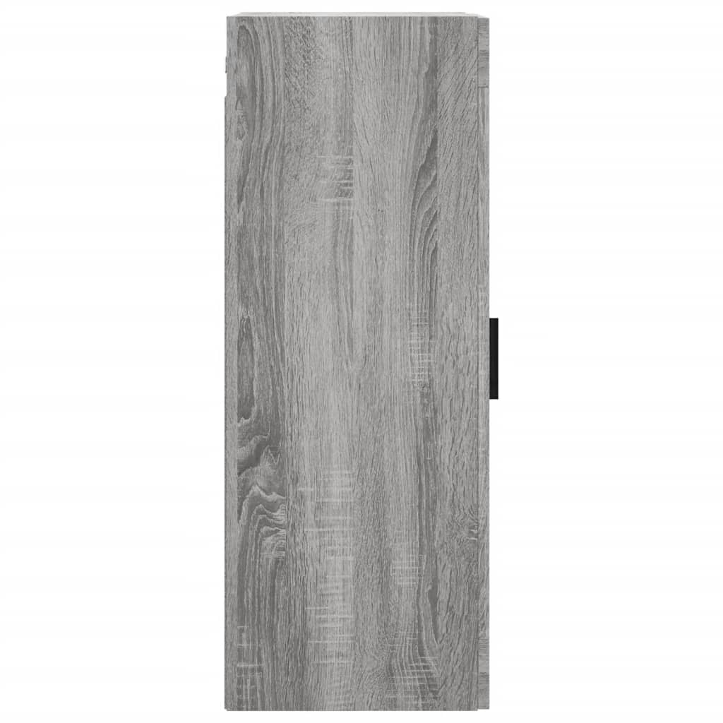 Bovenkast 34,5x34x90 cm grijs sonoma eikenkleurig is nu te koop bij PeponiXL, paradijselijk wonen!
