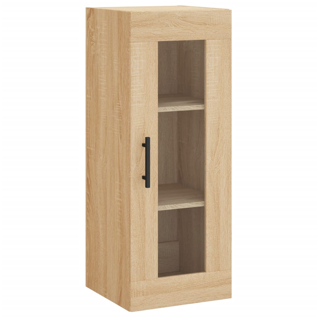 Bovenkast 34,5x34x90 cm sonoma eikenkleurig is nu te koop bij PeponiXL, paradijselijk wonen!