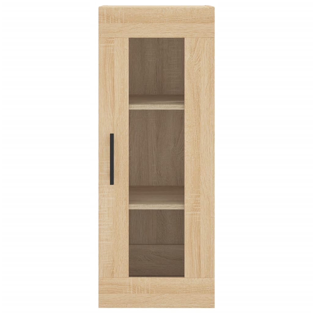 Bovenkast 34,5x34x90 cm sonoma eikenkleurig is nu te koop bij PeponiXL, paradijselijk wonen!