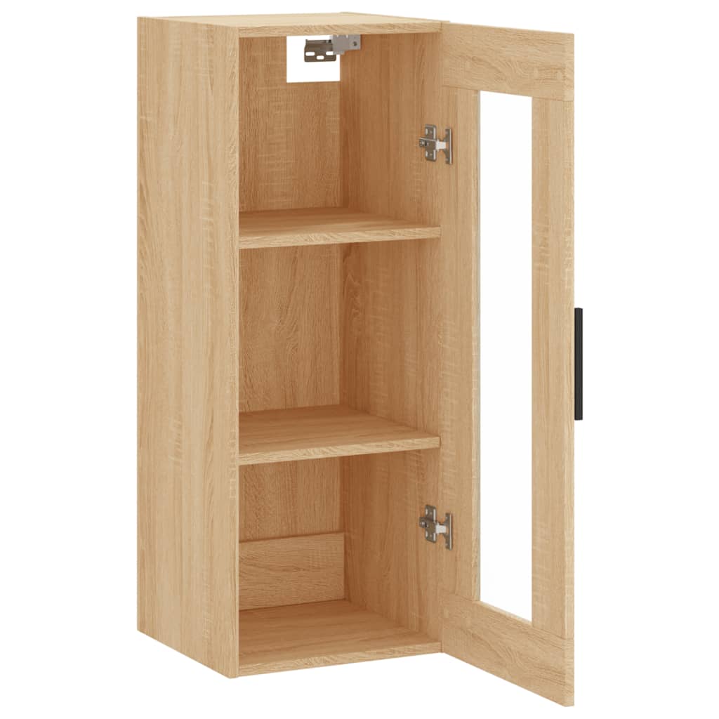 Bovenkast 34,5x34x90 cm sonoma eikenkleurig is nu te koop bij PeponiXL, paradijselijk wonen!