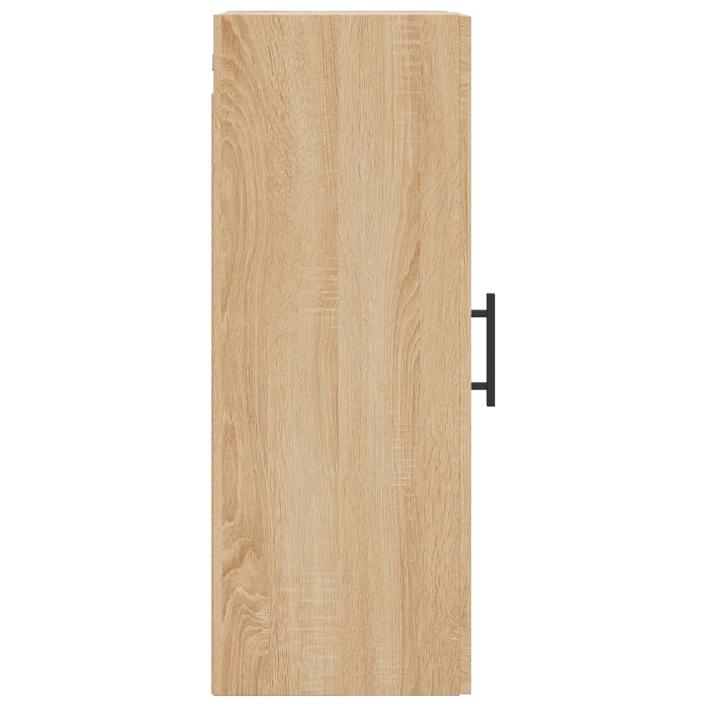 Bovenkast 34,5x34x90 cm sonoma eikenkleurig is nu te koop bij PeponiXL, paradijselijk wonen!