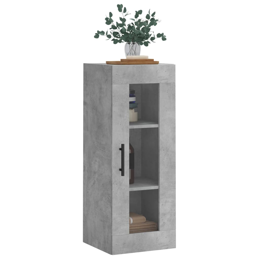 Bovenkast 34,5x34x90 cm betongrijs is nu te koop bij PeponiXL, paradijselijk wonen!