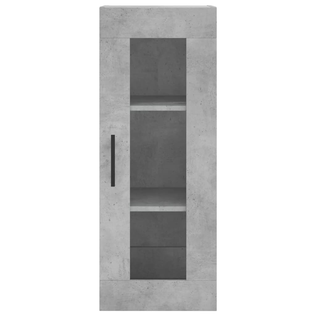 Bovenkast 34,5x34x90 cm betongrijs is nu te koop bij PeponiXL, paradijselijk wonen!