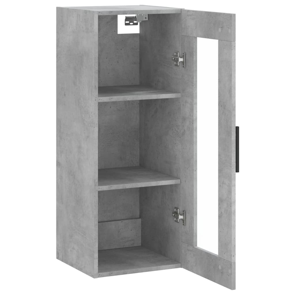 Bovenkast 34,5x34x90 cm betongrijs is nu te koop bij PeponiXL, paradijselijk wonen!