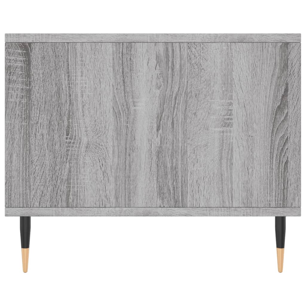 Salontafel 90x50x40 cm bewerkt hout grijs sonoma eikenkleurig is nu te koop bij PeponiXL, paradijselijk wonen!