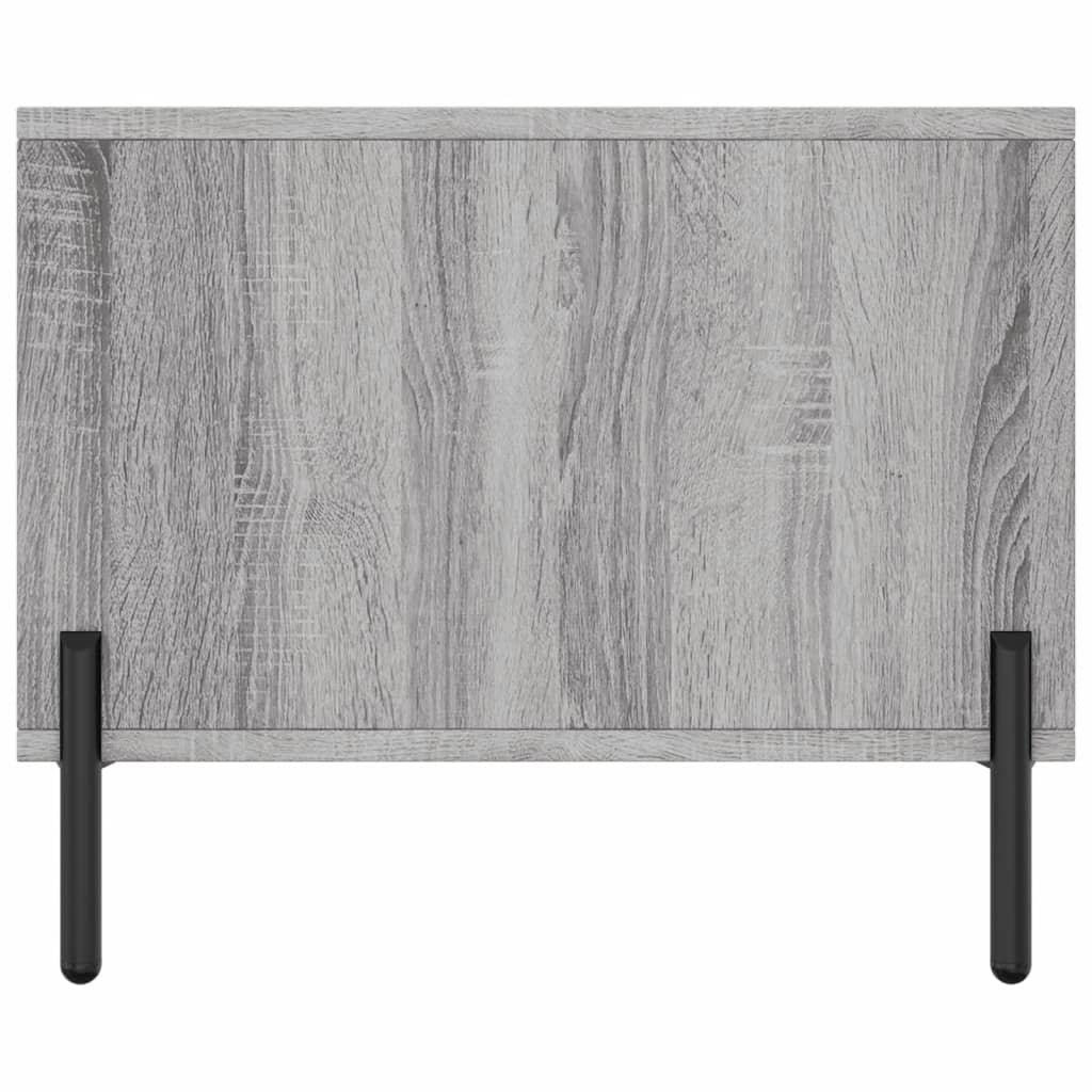Salontafel 90x50x40 cm bewerkt hout grijs sonoma eikenkleurig is nu te koop bij PeponiXL, paradijselijk wonen!