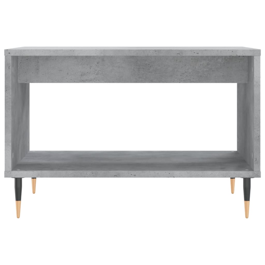 Salontafel 60x50x40 cm bewerkt hout betongrijs is nu te koop bij PeponiXL, paradijselijk wonen!