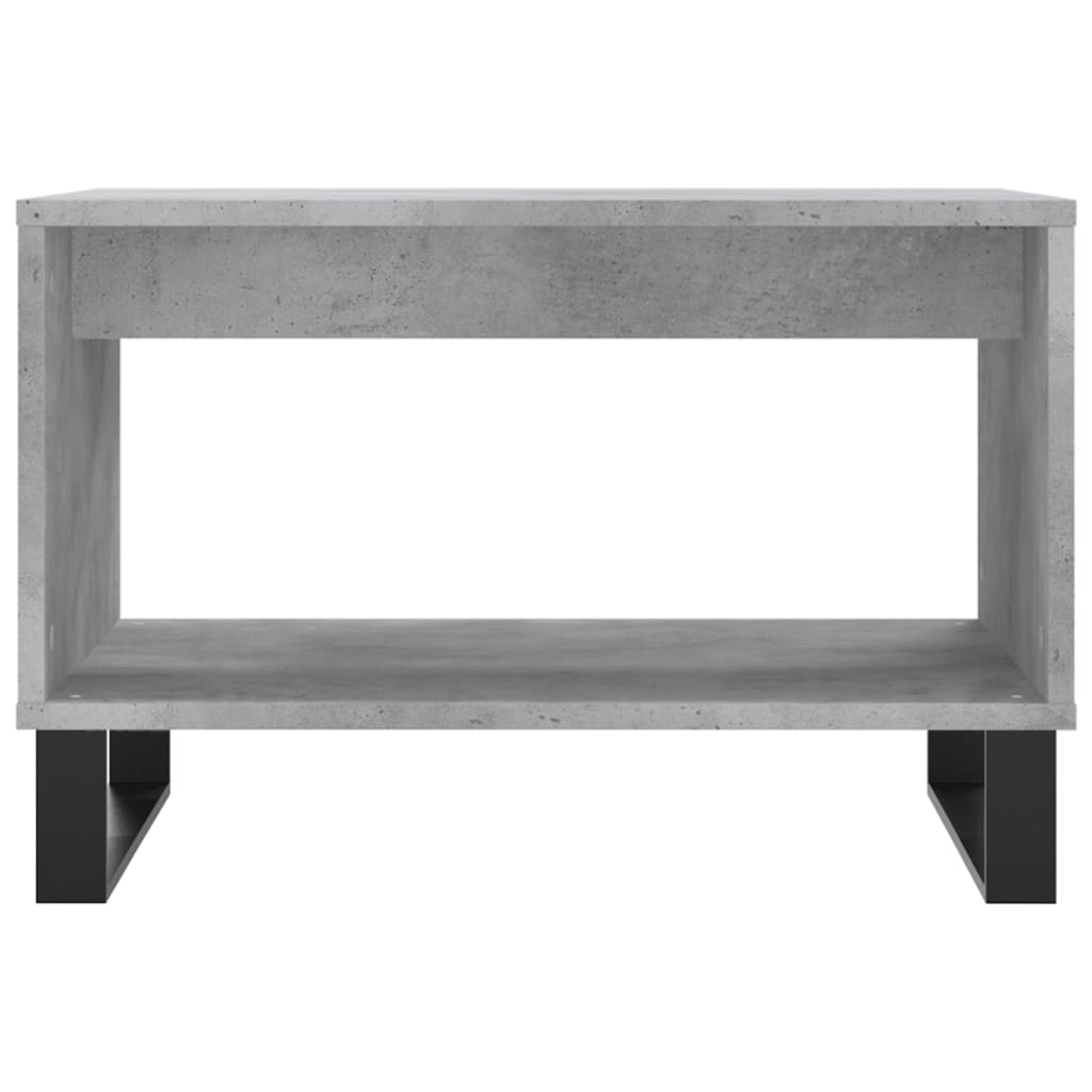 Salontafel 60x50x40 cm bewerkt hout betongrijs is nu te koop bij PeponiXL, paradijselijk wonen!