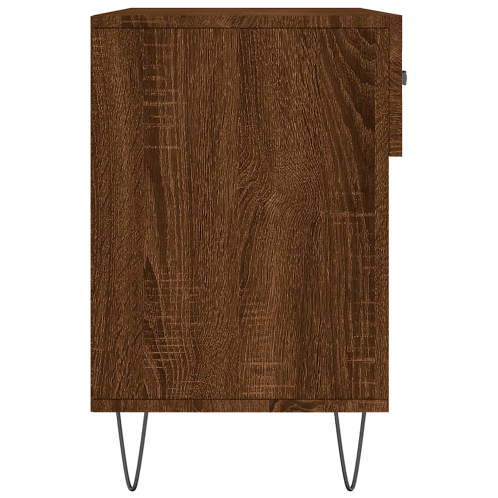 Schoenenbank 102x35x55 cm bewerkt hout sonoma eikenkleurig is nu te koop bij PeponiXL, paradijselijk wonen!