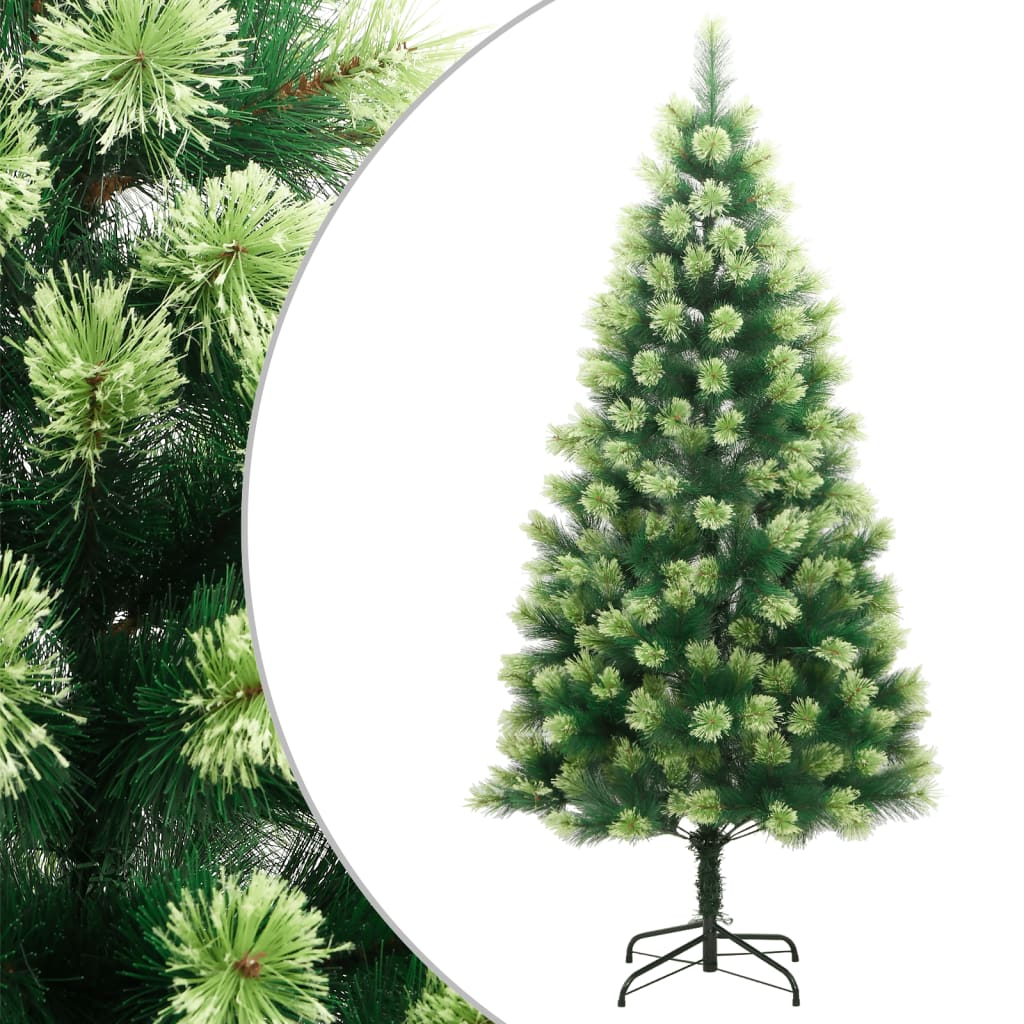 Kunstkerstboom met scharnieren en standaard 210 cm is nu te koop bij PeponiXL, paradijselijk wonen!