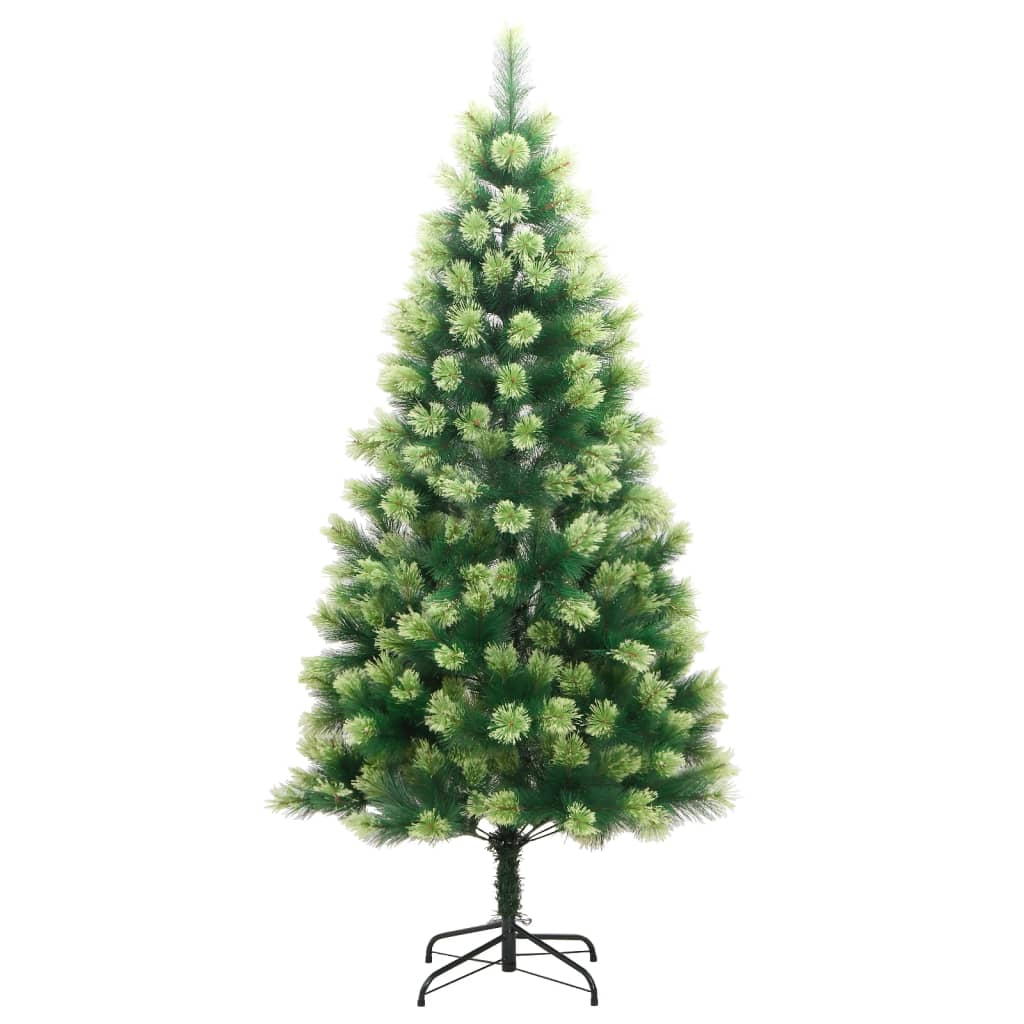 Kunstkerstboom met scharnieren en standaard 210 cm is nu te koop bij PeponiXL, paradijselijk wonen!