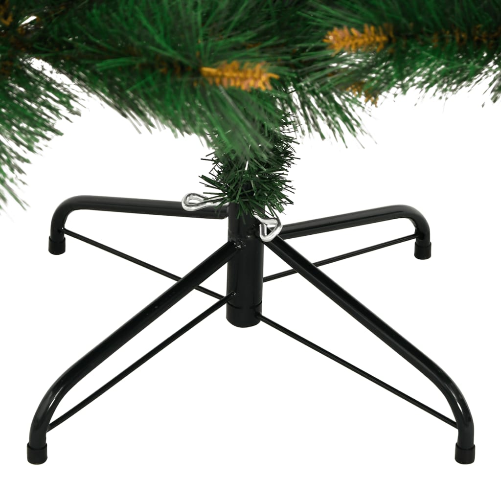 Kunstkerstboom met scharnieren en standaard 240 cm is nu te koop bij PeponiXL, paradijselijk wonen!