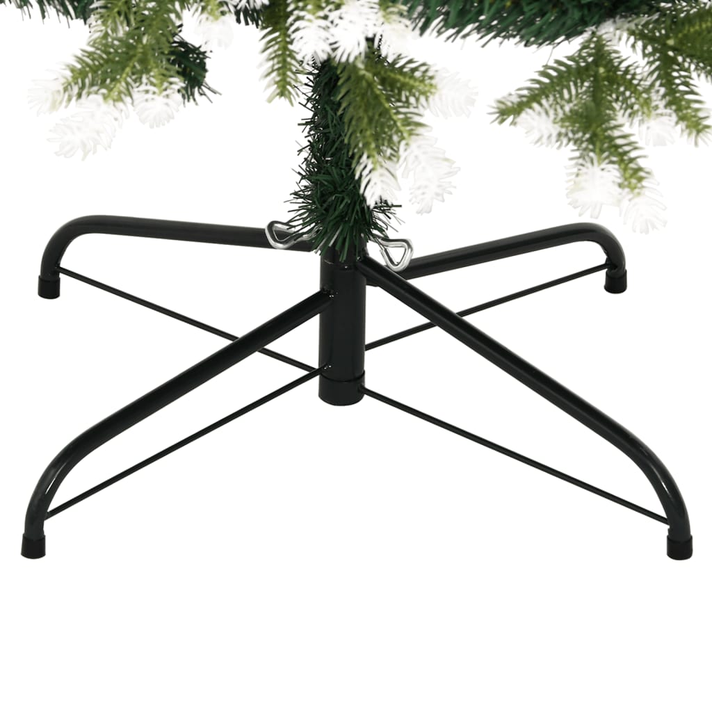 Kunstkerstboom met scharnieren en sneeuw 120 cm is nu te koop bij PeponiXL, paradijselijk wonen!