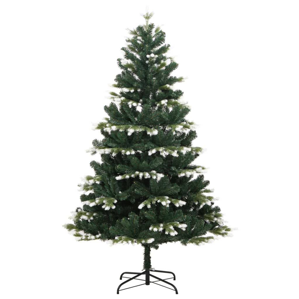 Kunstkerstboom met scharnieren en sneeuw 210 cm is nu te koop bij PeponiXL, paradijselijk wonen!