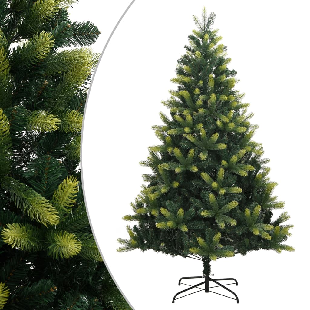 Kunstkerstboom met scharnieren en standaard 210 cm is nu te koop bij PeponiXL, paradijselijk wonen!