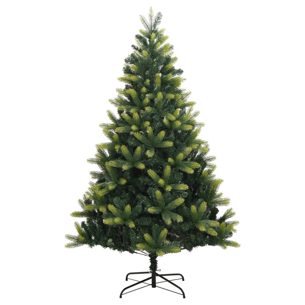 Kunstkerstboom met scharnieren en standaard 210 cm is nu te koop bij PeponiXL, paradijselijk wonen!