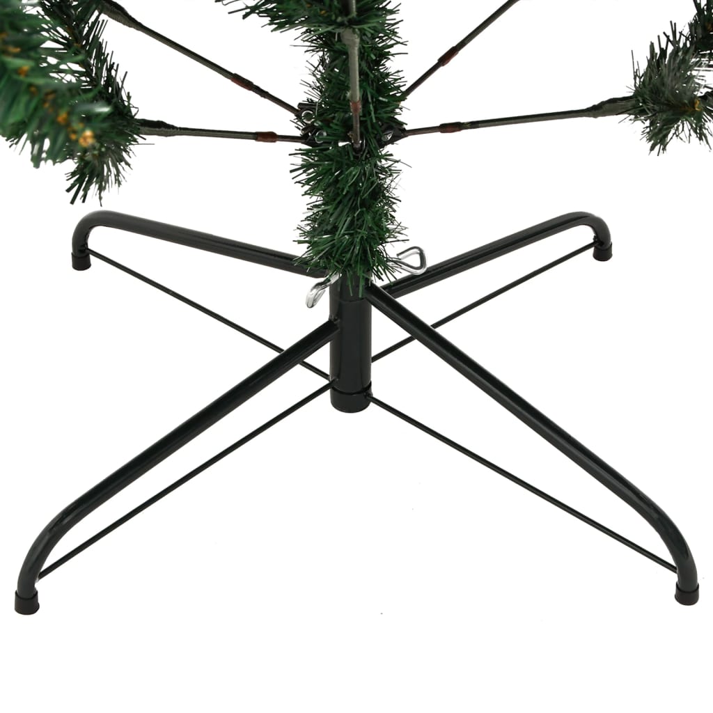 Kunstkerstboom met scharnieren en standaard 210 cm is nu te koop bij PeponiXL, paradijselijk wonen!