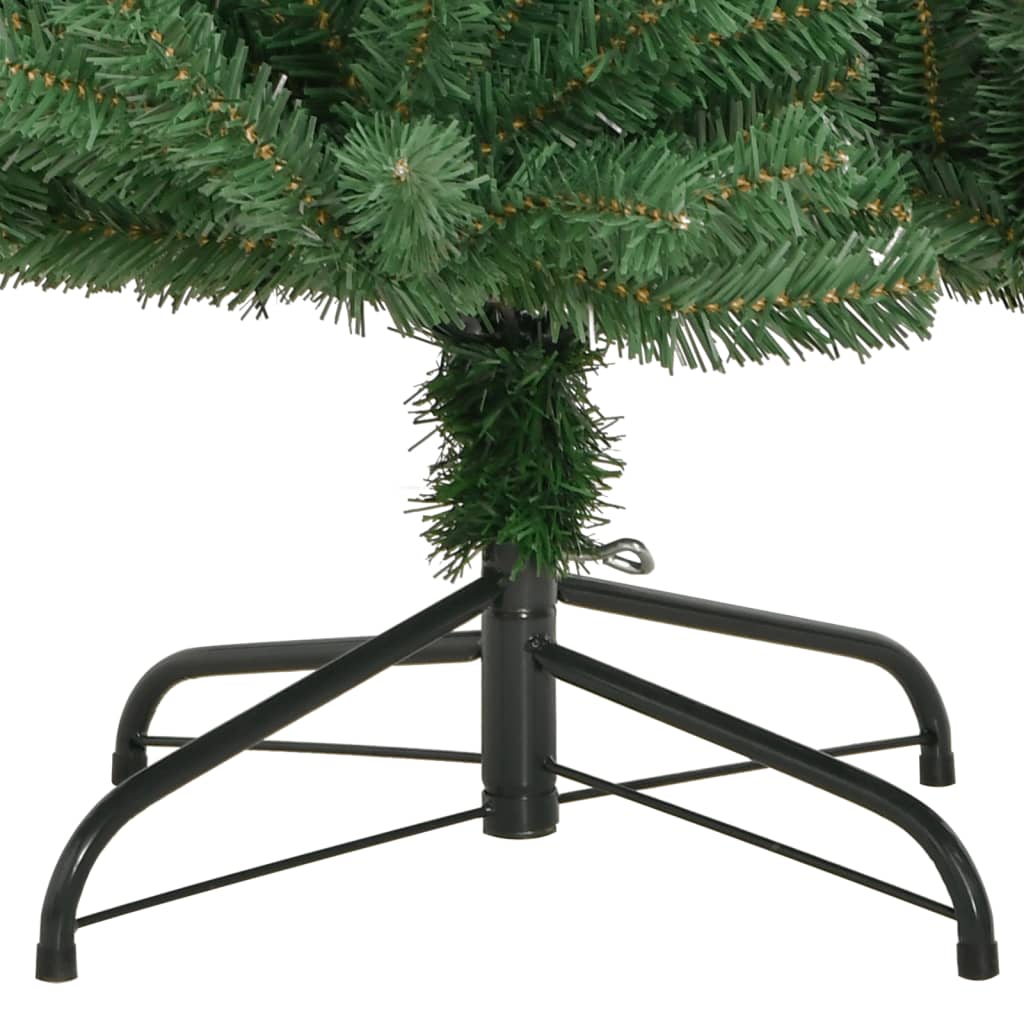 Kunstkerstboom met scharnieren en standaard 240 cm groen is nu te koop bij PeponiXL, paradijselijk wonen!