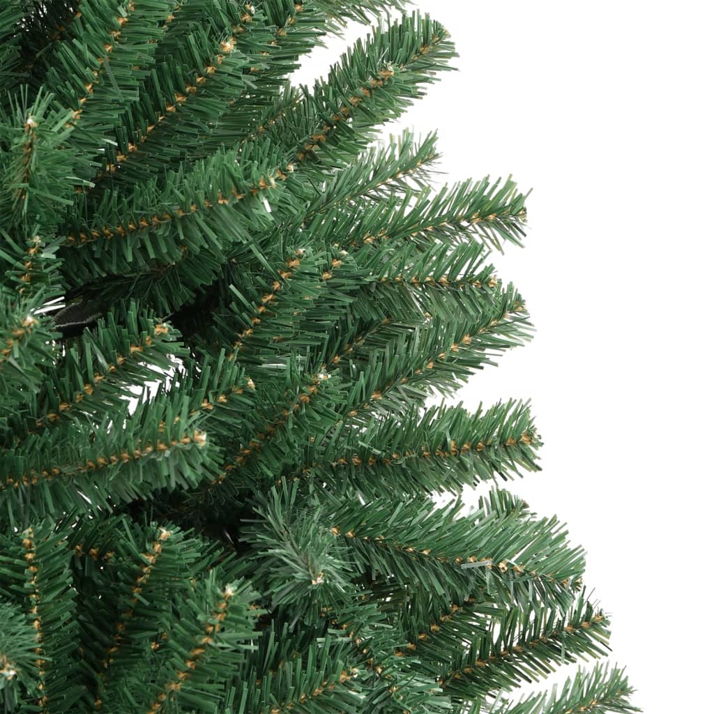 Kunstkerstboom met scharnieren en standaard 240 cm groen is nu te koop bij PeponiXL, paradijselijk wonen!
