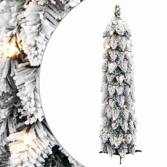 Kunstkerstboom met verlichting en sneeuw 45 LED's 90 cm is nu te koop bij PeponiXL, paradijselijk wonen!