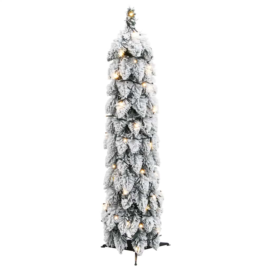 Kunstkerstboom met verlichting en sneeuw 45 LED's 90 cm is nu te koop bij PeponiXL, paradijselijk wonen!