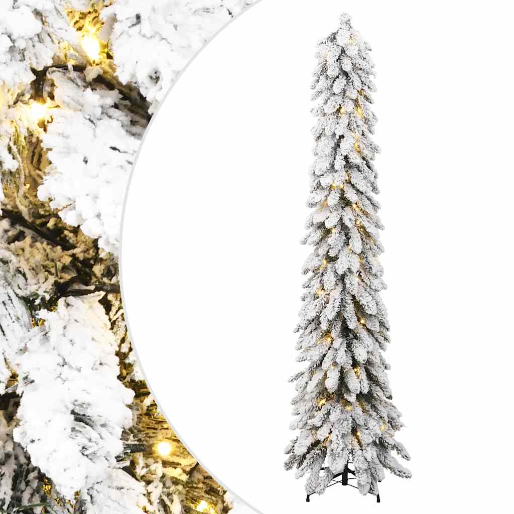 Kunstkerstboom met verlichting en sneeuw 100 LED's 180 cm is nu te koop bij PeponiXL, paradijselijk wonen!