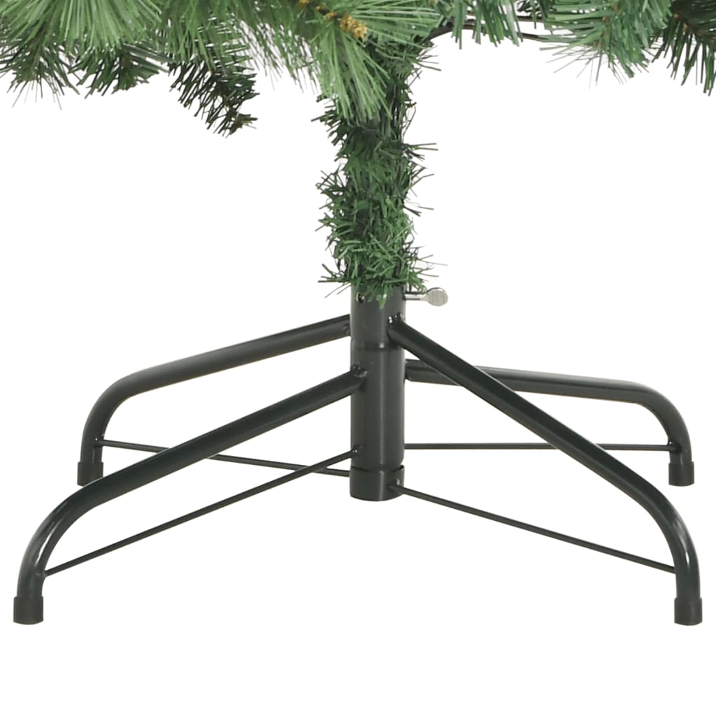 Kunstkerstboom met scharnieren dennenappels en bessen 210 cm is nu te koop bij PeponiXL, paradijselijk wonen!