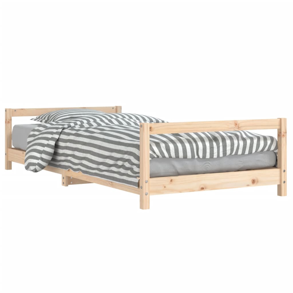 Kinderbedframe 90x200 cm massief grenenhout is nu te koop bij PeponiXL, paradijselijk wonen!