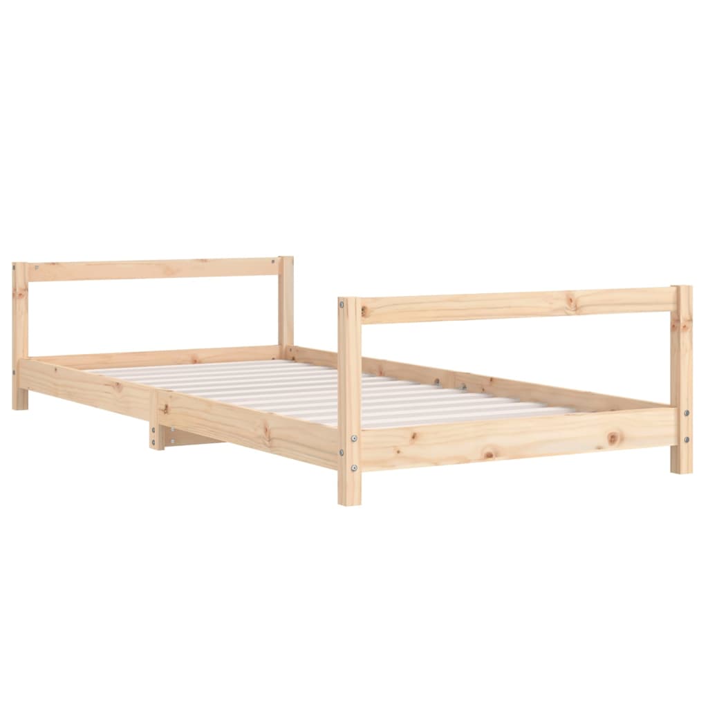 Kinderbedframe 90x200 cm massief grenenhout is nu te koop bij PeponiXL, paradijselijk wonen!