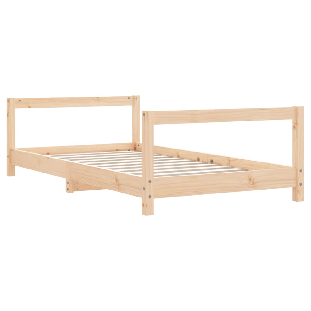 Kinderbedframe 80x160 cm massief grenenhout is nu te koop bij PeponiXL, paradijselijk wonen!