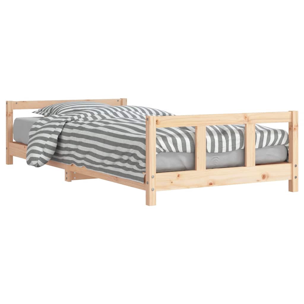 Kinderbedframe 90x200 cm massief grenenhout is nu te koop bij PeponiXL, paradijselijk wonen!