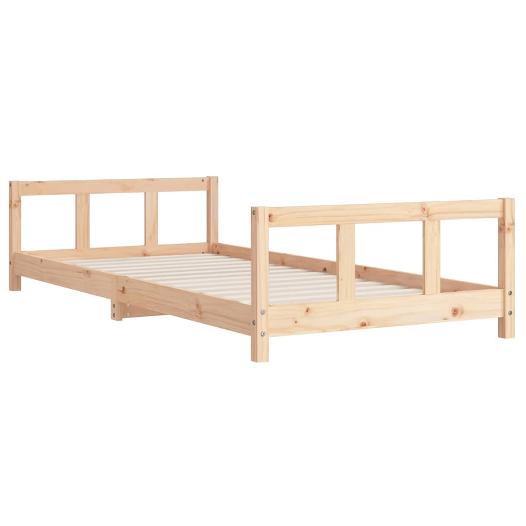 Kinderbedframe 90x200 cm massief grenenhout is nu te koop bij PeponiXL, paradijselijk wonen!