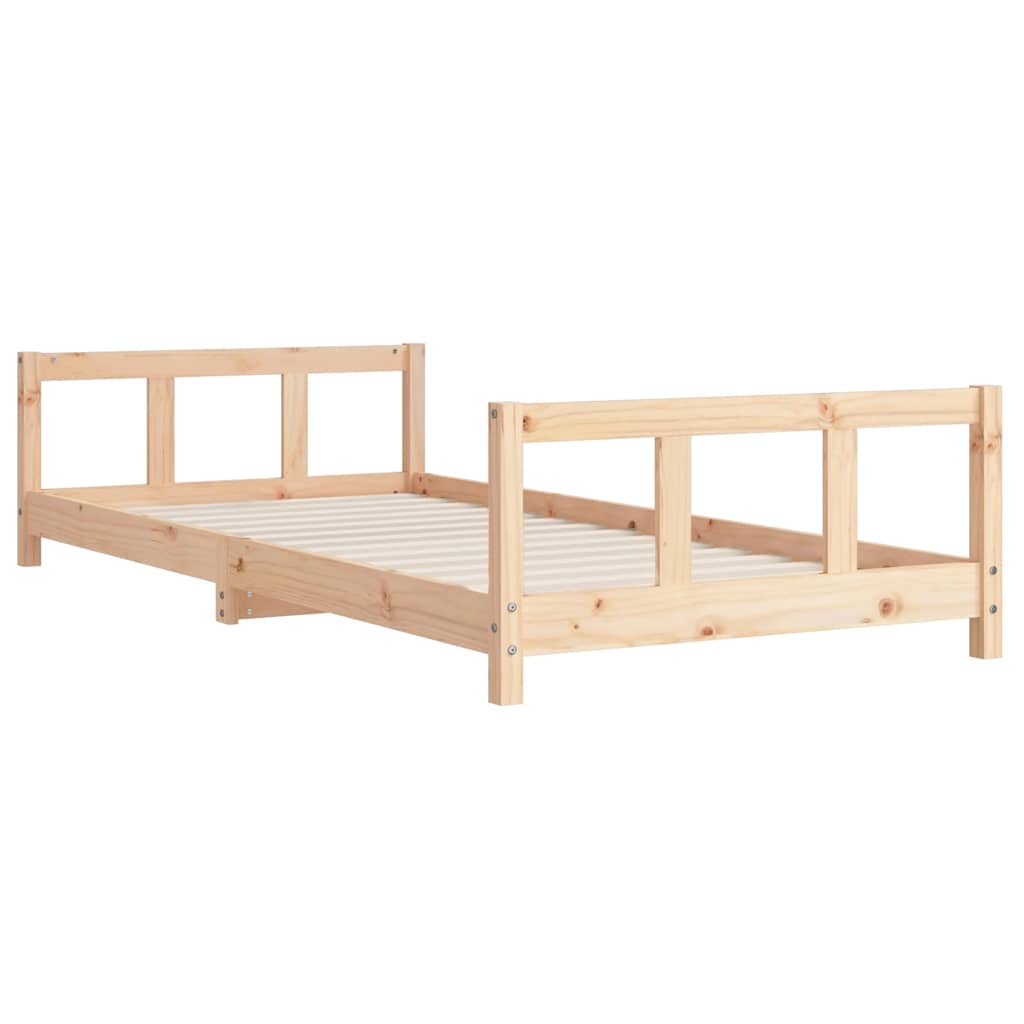 Kinderbedframe 90x200 cm massief grenenhout is nu te koop bij PeponiXL, paradijselijk wonen!