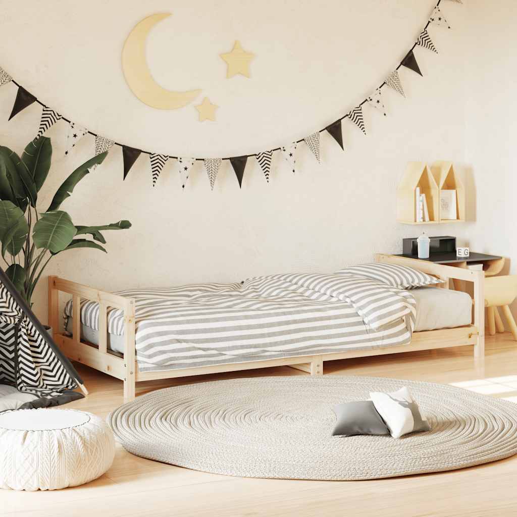 Kinderbedframe 90x200 cm massief grenenhout is nu te koop bij PeponiXL, paradijselijk wonen!