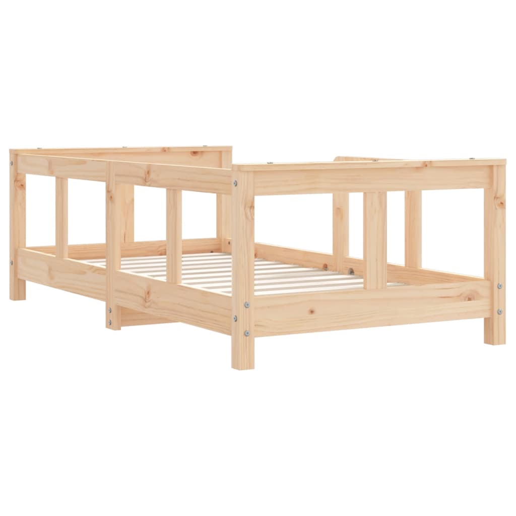 Kinderbedframe 70x140 cm massief grenenhout is nu te koop bij PeponiXL, paradijselijk wonen!