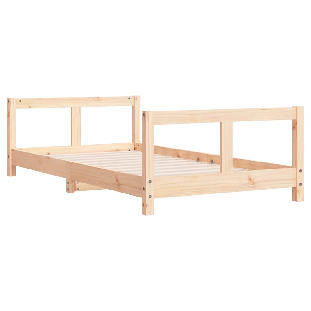 Kinderbedframe 80x160 cm massief grenenhout is nu te koop bij PeponiXL, paradijselijk wonen!