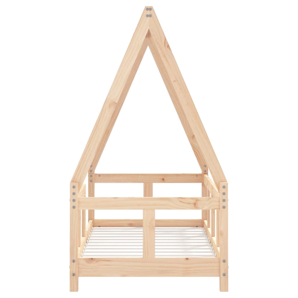 Kinderbedframe 70x140 cm massief grenenhout is nu te koop bij PeponiXL, paradijselijk wonen!